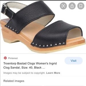 Troentorp Ingrid Bastad Clog Leather Sandals